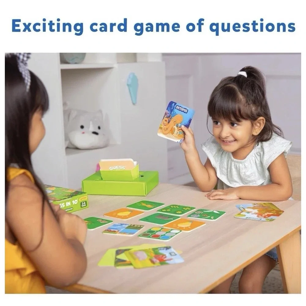 Skillmatics Guess in 10‎ Animal Kingdom Card Game Ages 6+